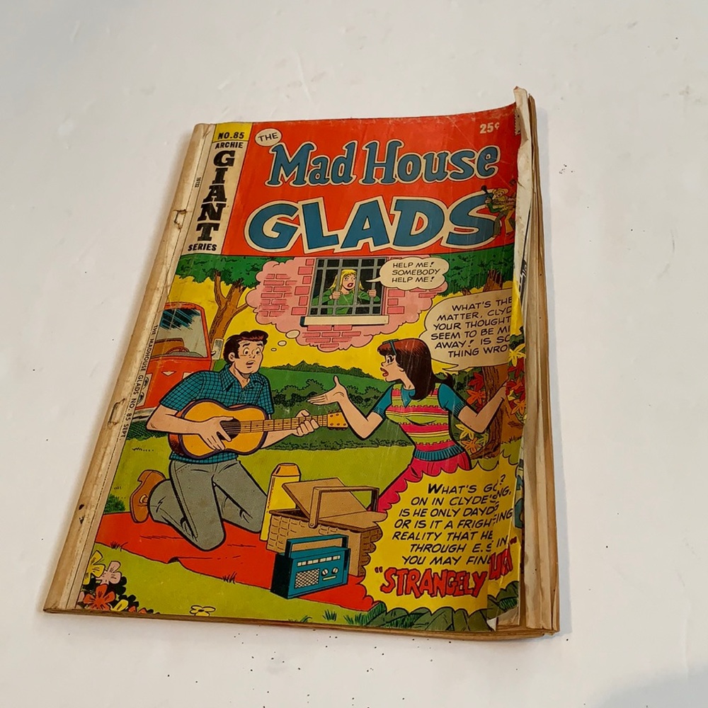 Vintage 1972 The Madhouse Glads Comic Book